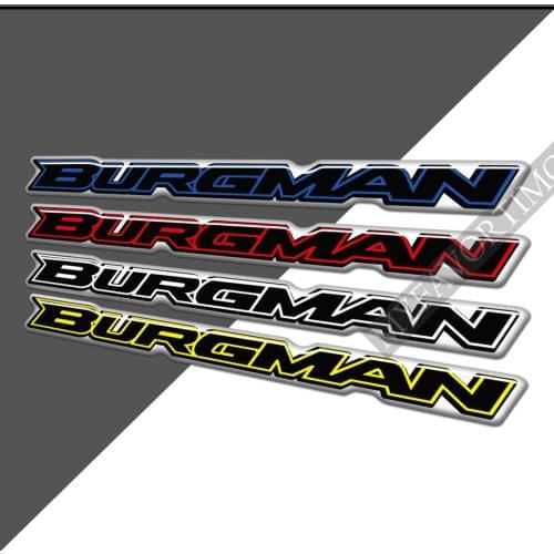 Scooter Stickers For Suzuki Burgman 125 200 400 650 Emblem Badge Logo Decals Tank Pad Motorcycle 2018 2019 2020 2021