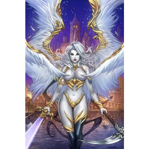 Wall Art HD Prints Home Dream Fight Sexy Girl Decor Poster Wine Sky Pictures Canvas Paintings For Living Room No Frame Artwork