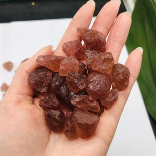 Natural orange salt crystal macadam specimens restore rock mineral healing stone home decoration Reiki