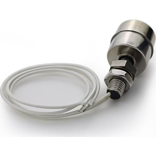 Stainless Liquid Water Level Sensor Controller 45mm Line Automatic Horizontal Float Sensor Switch Water Pump Controller Tanks