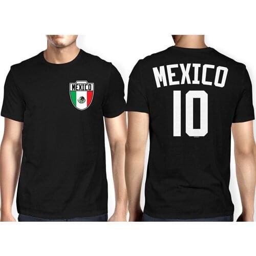 2019 New Men T Shirt Cotton Men Short Sleeve Tee Shirts Harajuku Shirt Mens Mexico Mexican - Soccers, Footballer T-shirt