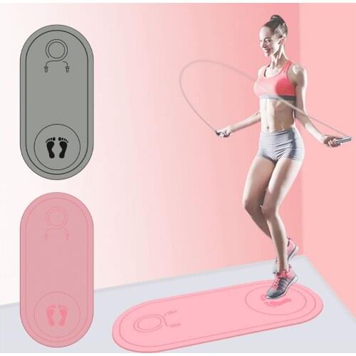 2021 New Non-Slip Mat TPE Yoga Mat Jump Rope Skipping Floor Workouts For Sports Pads Silent Yoga Pad Textured Thick 6mm/8mm