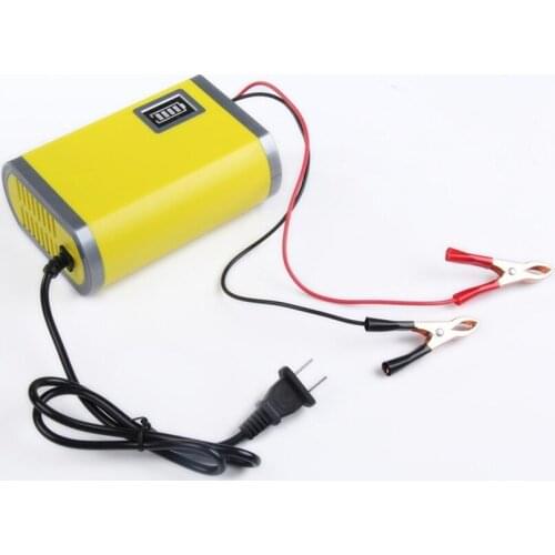 New Portable Adapter Power Supply 12V 6A Motorcycle Car Auto Battery Charger US Plug Intelligent Charging Machine Wholesale
