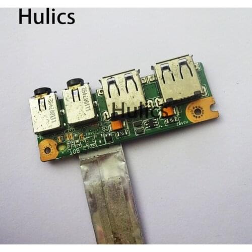 Hulics original USB AUDIO JACK BOARD FOR ASUS K53 A53S X53S K53S K53SD K53SV IO BOARD with board