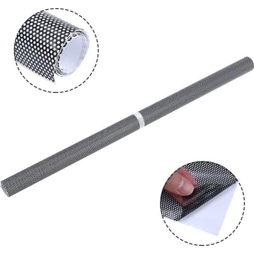 1 Roll 50x106cm Perforated Film Headlight Tint Car Window Mesh Like Fly Eye Tinting Sticker Auto Styling Lamp Decal Parts