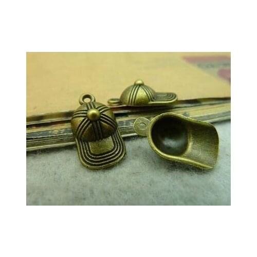 Zinc alloy pendant jewelry accessories diy handmade material charms thick cricket hat10*18mm
