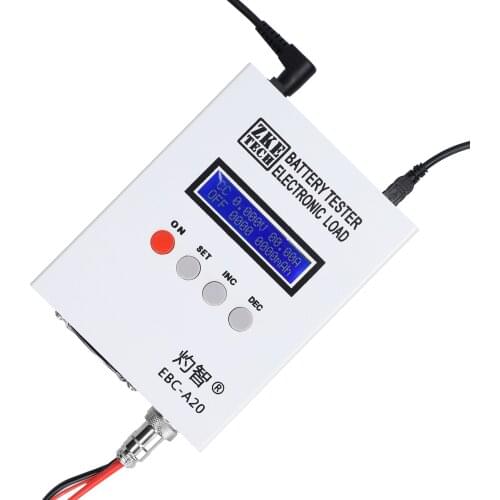EBC-A20 Battery Tester 30V 20A 85W Lithium Lead-acid Battery Capacity Tester 5A Recharge 20A Discharge Support Software Control