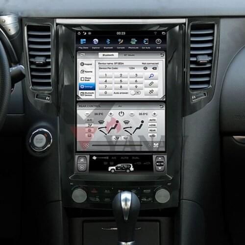 Tesla style vertical Multimedia Player For-Infiniti FX FX25 FX35 FX37 qx70 2010-2019 head unit GPS Navigation Auto Radio tape