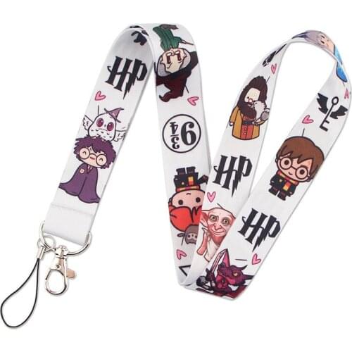 Magic School Keychain Cell Phone Neck Strap Lanyard For Keys USB Gym ID Card Badge Holder Keycord DIY Hanging Rope Webbing