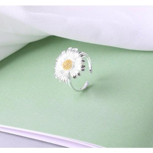 Gothic Fashion Golden Flower Leaf Size Gold Ring Valentines Day Gift Jewelry Hot Sale 2020 Woman Opening Wedding Ring бижутерия