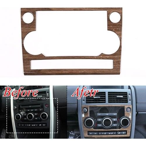 1pcs ABS Interior Center Console Frame Navigation Cover Trim Decorations Fit for Land Rover Discovery Sport 2015-17 Car Styling