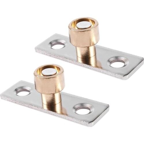 12mm Diameter Wooden Sliding Door Guide Metal Locator Stopper 2pcs