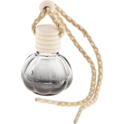 50pcs Mini Perfume Pendant Car Accessories Pendant Perfume Bottle Oil Car Perfume Bottles Car Pumpkin