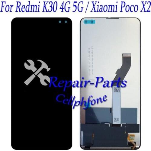 6.67'' For Xiaomi Redmi K30 4G 5G / Pocophone Poco X2 Full LCD Display + Touch Screen Digitizer Assembly With Frame