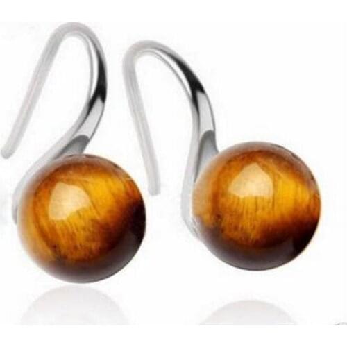 Free Shipping gorgeous pair of 10-11mm south sea white pearl earring