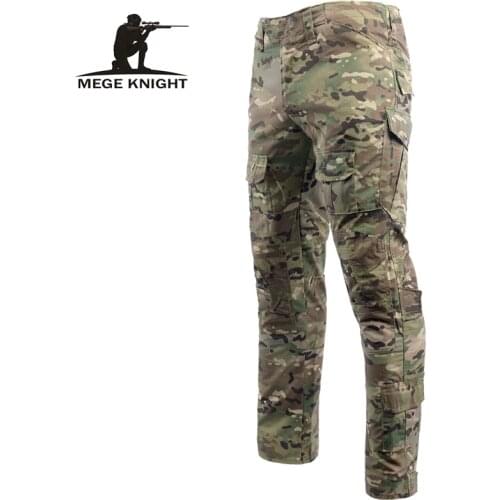 Mege Tactical Combat Pants Army Camouflage Cargo pants Military Clothing Multicam Airsoft Work Clothes for Men Mandrak Navy Seal