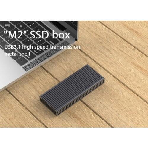 M2 SSD Case SSD Enclosure M.2 to USB Type C 3.1 Hard Disk case HD For NVME PCIE NGFF SATA M/B Key SSD Disk