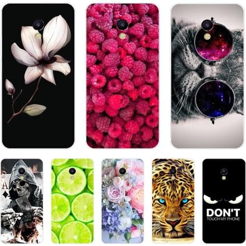 Phone Case For Meizu M6 M5 M3 M2 Note Soft Silicone TPU Cute Cat Painted Back Cover For Meizu M6 M6S M5C M5 M5S M3S M3 M2 Case