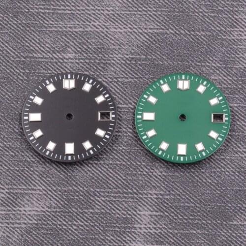 28.5MM luminous sterile watch dial FIT japan NH35 NH36 NH35A Movement
