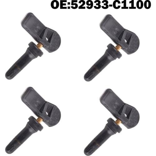 4 PCS Car Tire Pressure Monitor Sensor TPMS 52933C1100 52933-C1100 for Hyundai Creta IX25 Tucson I40 IX35 Sonata 2014-2018 Tucso