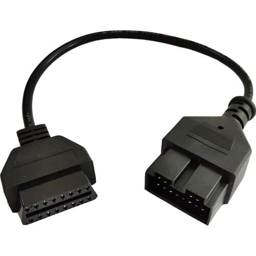 20 To 16 Pin OBD2 Connectors OBD Diagnostic Tools ELM327 Extension Cable For Kia Automobiles