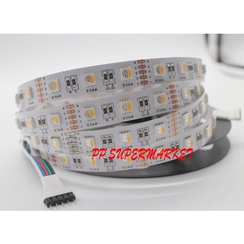 DC12V 5m Led Strip 5050 SMDRGBW RGBWW 4 Colors in 1 Chip Led Flexible Strip Light RGB + White / Warm White indoor decoration