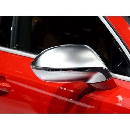 For Audi A7 S7 Type 4G 4GA 4GF Matt Chromed Rear View Mirror Side Door Mirror Wing Mirror Cover Replacement Car Accessories