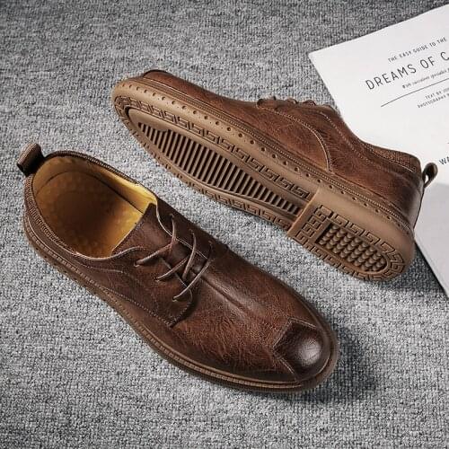 Fashion scarpe casual zapatillas autumn brogue oxford schoenen winter soulier couro sapatenis uomo shoe stylish scarpa homme de