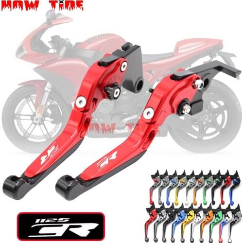 Motorcycle Folding Extendable CNC Moto Adjustable Clutch Brake Levers For Buell 1125CR 1125 CR 2009