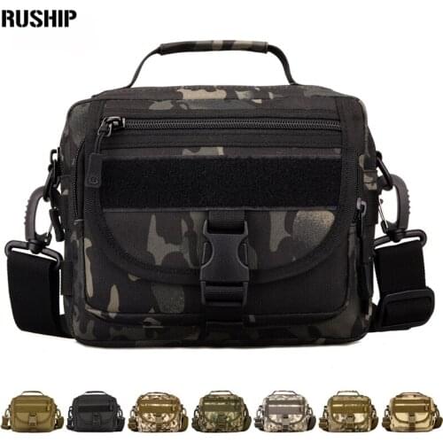 New Unisex Waterproof Nylon Bags Molle system Military High Capacity Sling Shoulder Messenger Waist Bag Outdoor recreation bag