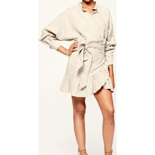 2021 Spring and Autumn New Classic Lapel Long Sleeve Pocket Design Single-breasted Casual All-match Solid Color Shirt