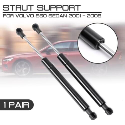 For Volvo S60 Sedan 2001 2002 2003 - 2009 Rear Trunk Tailgate Gas Spring Shock Lift Struts Strut Support Rod Arm Bars Bracket