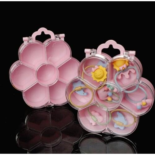 1pcs Nordic Simple Mini Transparent Plastic Candy Box Dustproof Jewelry Box Girl Earring Necklace Jewelry Storage Box