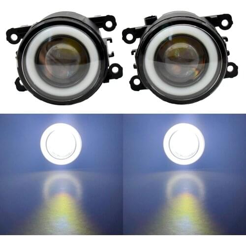 2pcs/pair Angel Eye car-styling Fog Lamps LED Fog Lights For Suzuki Swift MZ EZ SX4 Ford Focus Hatchback 2005-2015