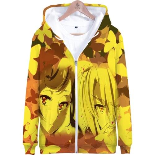 Zombie land saga 3D Printed Zipper Hoodies Women/Men Fashion Long Sleeve Hooded Sweatshirt Hot Sale Streetwear Clothes