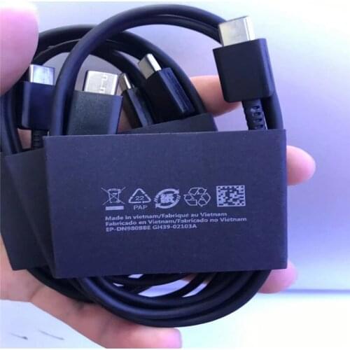 100Pcs/Lot USB C To Type C Cable Fast Charging Type C Wire For Galaxy S21 Ultra S21+ S20 Plus S20FE Note 20 Ultra 10