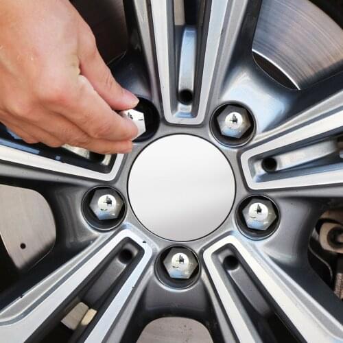 20Pieces Wheel Nut Rim Cover Tyre Screw Cap Decor For Peugeot 207 301 307 308 408 508 3008 2008 for Citroen C4l C5 C2