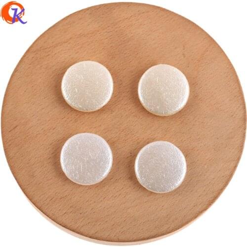 Cordial Design 21*21mm 350Pcs Imitation Pearl Beads/Jewelry Accessories/Hand Made/Wrinkle Effect/DIY Making/Earring Findings