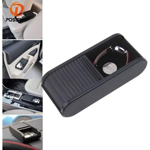 POSSBAY 5Pcs Car Telescopic Dash Coins Phone Plastic Case Storage Box Holder Container For Honda/Toyota/BMW/Hyundai/VW/LADA//Kia