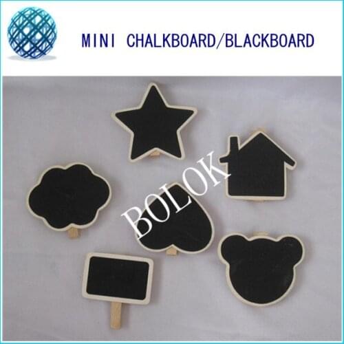 500pcs/lot Mini Blackboard Chalkboard with clip,Wooden Blackboard Chalk Board Peg, DIY chalkboard