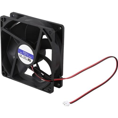 92mm x92mm x 25mm DC 12V 2Pin 65.01CFM Computer Case CPU Cooler Cooling Fan
