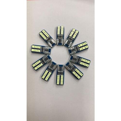 Car Led Width Lamp T10 3014 24smd Reading Lamp Decoding Door Lamp License Plate Lamp Led Lights for Car Clearance Sale Items