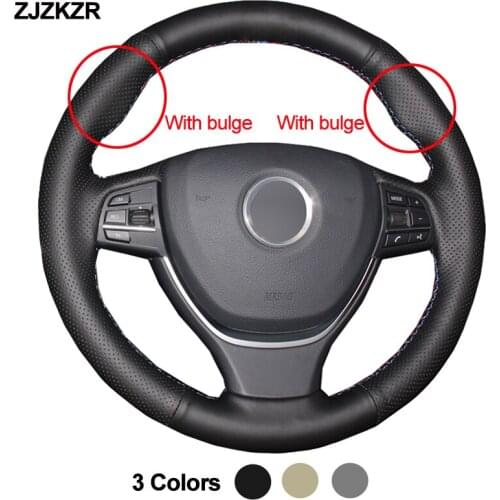 Car Auto Steering-Wheel Cover For BMW F10 F11 (Touring) F07 (GT) F12 2011-2018 F13 F06 F01 F02 Volant Stuurhoes Funda Volante