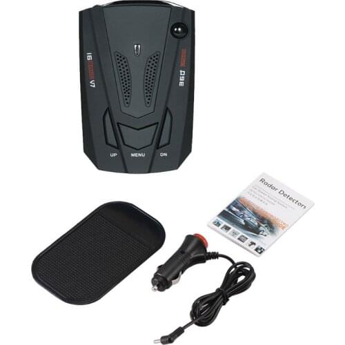 Car Vehicle Radar Detector 360 Degree Anti Car Detector Speed Voice Alert Warning 16 Band Speed Control Detector