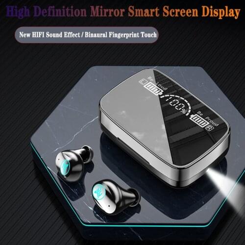 ZUIDID TWS Bluetooth 5.0 Headphone 9D Stereo Sports Waterproof Wireless Earphone Charging Box Earbuds With Microphone Headsets