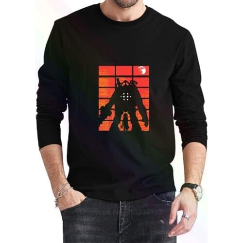 Bioshock Rapture Logo Classic Black T-Shirt 2021 Newest Summer Mens Long Sleeve Popular Tees Shirt Tops Novel Unisex