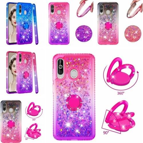 Diamond Glitter Phone Cover For Samsung Galaxy S10 S10E A6 Plus A7 A9 S8 S9 A10e A20e A30 A50 A70 Gradient Quicksand Soft Case