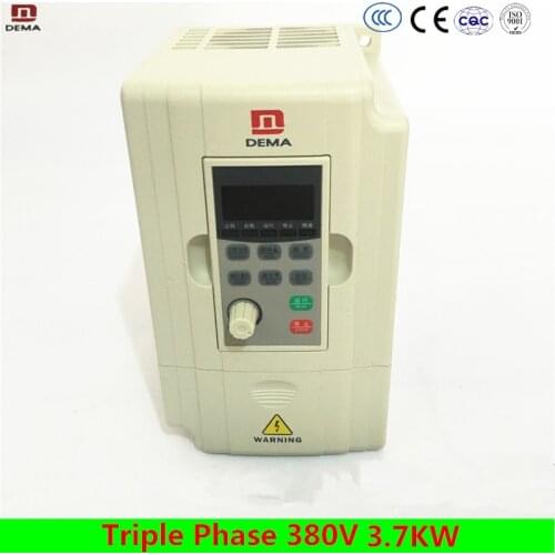 DEMA D5M Series 380V Triple Phase Input 3.7KW VFD for AC Motor Drive Frequency Converter/Frequency Inverter For Fan Water Pump