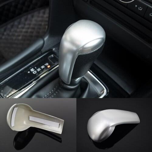 For Mazda CX-3 Axela M3 2015 2016 2017 2018 ABS Chrome Gear Shift Knob Sequin Trim Cover Interior Badge Garnish Molding Cap Lid