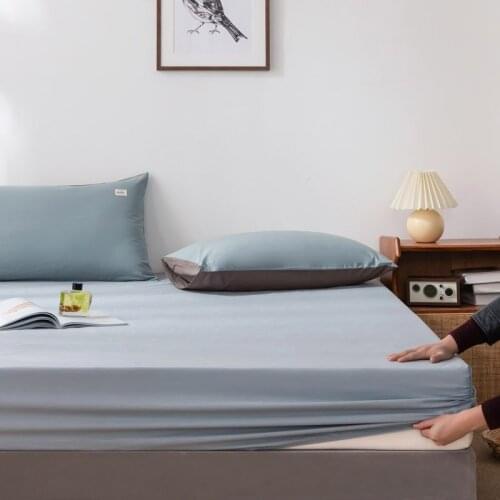 Cotton Fitted Sheet Section One-Piece Non-Slip Fixed Simmons Protective Cover Cotton Dustproof Cover Mattress Cover